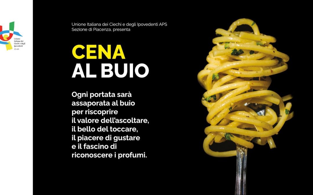 ll Centro Ottico partecipa alla CENA AL BUIO