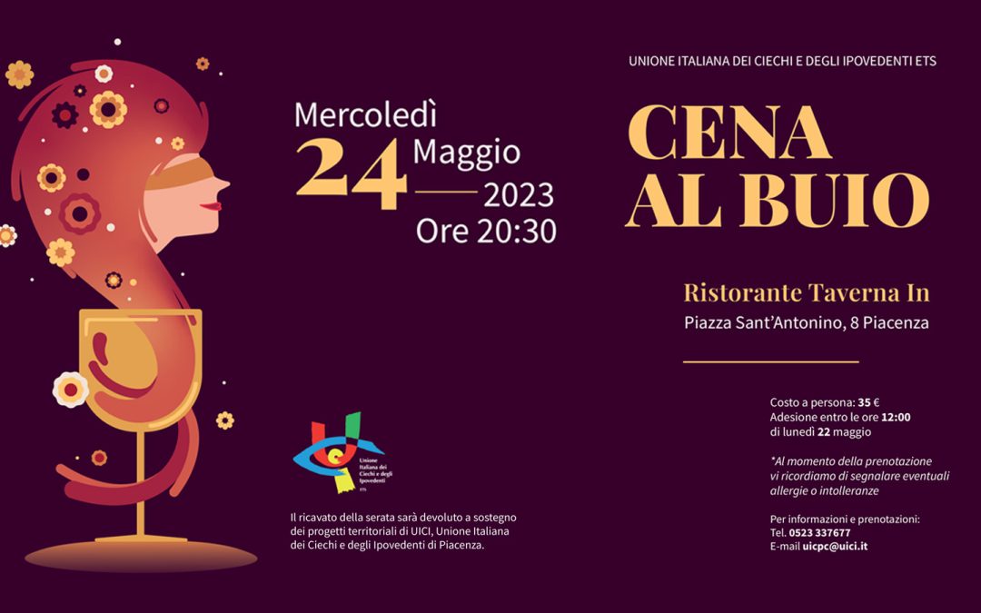 Cena al buio, edizione 2023