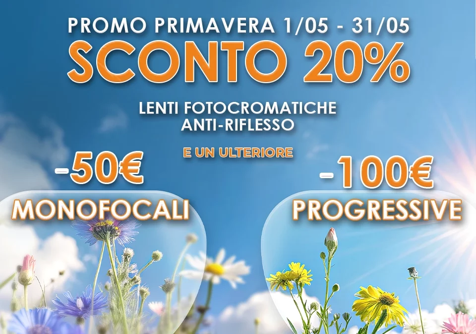 Offerta speciale: -20% di sconto e vantaggi extra!